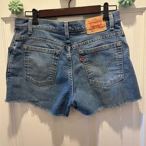 Levi's Women's Light Blue Jean Shorts